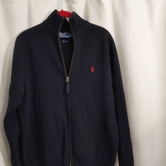 Polo Ralph Lauren Zip-Up Sweater Vintage - Picture 1 of 4